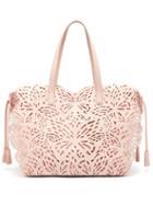 Matchesfashion.com Sophia Webster - Liara Butterfly Leather Tote - Womens - Light Pink