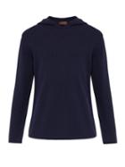 Matchesfashion.com Altea - Technical Yarn Knitted Hoody - Mens - Navy
