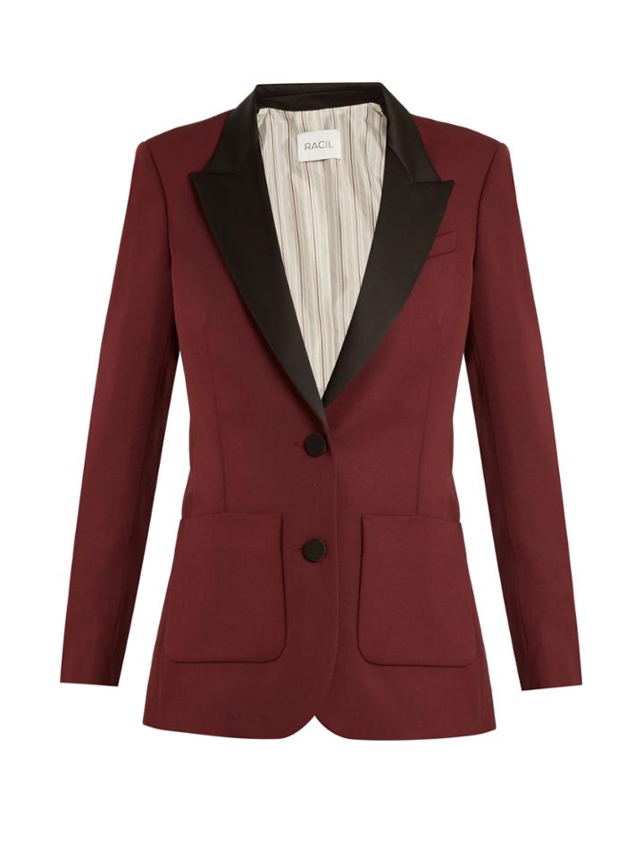Racil Yorkshire Single-breasted Wool Blazer