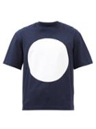 5 Moncler Craig Green - Emergency-print Cotton-jersey T-shirt - Mens - Navy