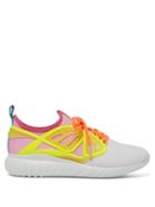 Matchesfashion.com Sophia Webster - Fly By Lace Up Scuba Trainers - Womens - Pink White