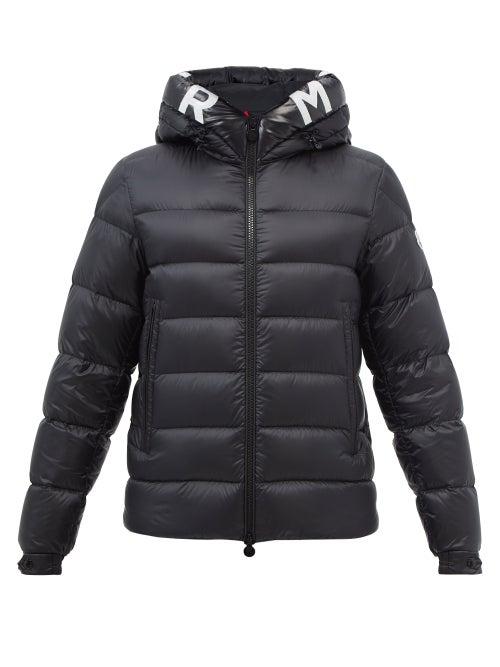 Moncler - Salzman Hooded Quilted Down Coat - Mens - Black
