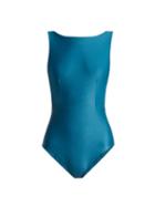 Matchesfashion.com Haight - Boat Neck Swimsuit - Womens - Blue