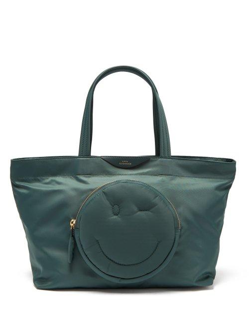 Matchesfashion.com Anya Hindmarch - Chubby Wink Tote - Womens - Dark Green