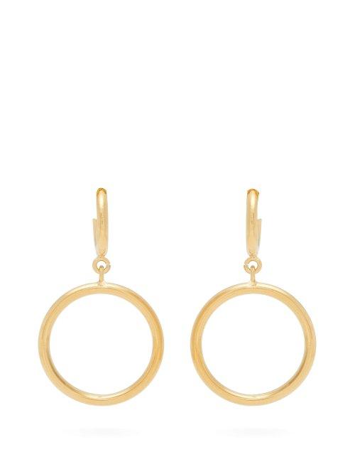 Matchesfashion.com Isabel Marant - Jeannot Hoop Drop Earrings - Womens - Gold
