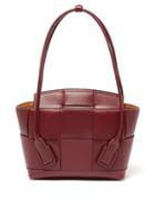 Matchesfashion.com Bottega Veneta - Arco 56 Small Leather Bag - Womens - Burgundy