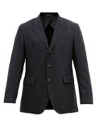 Matchesfashion.com Polo Ralph Lauren - Single-breasted Wool-blend Jacket - Mens - Navy