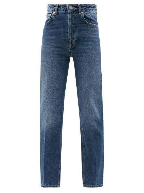 Matchesfashion.com Raey - Find Straight-leg Jeans - Womens - Dark Blue