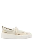Matchesfashion.com Fear Of God - 101 Raised-sole Suede And Canvas Trainers - Mens - Beige Multi