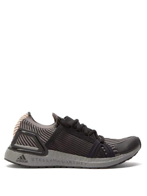 Matchesfashion.com Adidas By Stella Mccartney - Ultraboost 20 Zigzag-knit Trainers - Womens - Black Grey