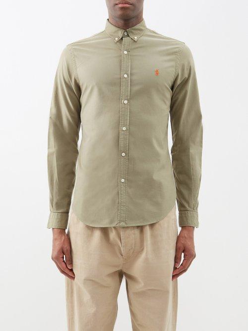 Polo Ralph Lauren - Slim-fit Cotton-poplin Shirt - Mens - Khaki