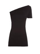 Helmut Lang One-shoulder Jersey Top
