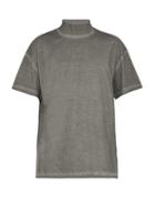 Matchesfashion.com A-cold-wall* - Logo Ribbed Cotton T Shirt - Mens - Grey