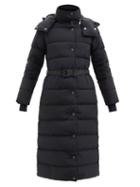 Burberry - Eppingham Belted Quilted Down Coat - Womens - Black