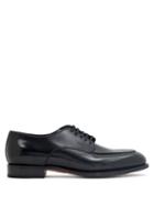 Matchesfashion.com Santoni - Leather Derby Shoes - Mens - Black