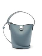 Matchesfashion.com Sophie Hulme - Nano Swing Leather Bucket Bag - Womens - Blue