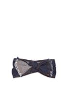 Matchesfashion.com Lola Hats - Denim Headband - Womens - Blue