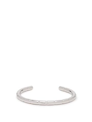 Matchesfashion.com Alice Made This - Nanotechnology Brass Cuff Bracelet - Mens - Silver
