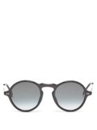 Matchesfashion.com Givenchy - Round Acetate Sunglasses - Mens - Black