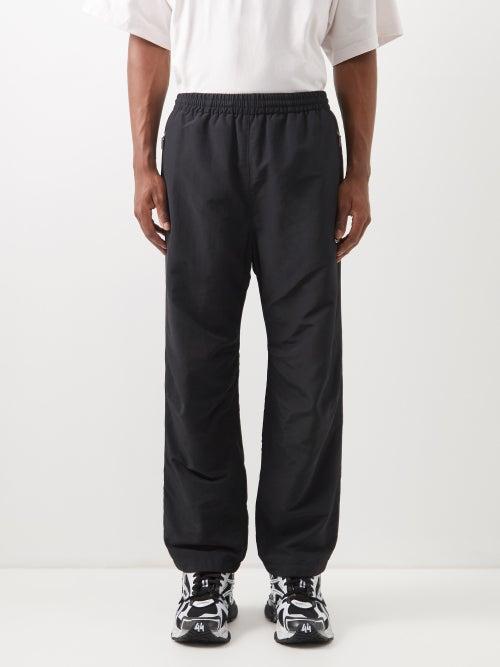 Balenciaga - Shell Track Pants - Mens - Black