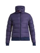 Matchesfashion.com Perfect Moment - Super Star Quilted Down Filled Jacket - Womens - Navy Multi