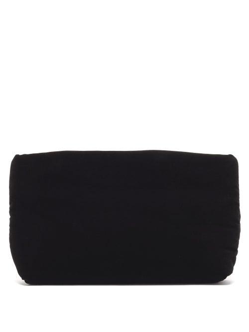 Matchesfashion.com Kassl Editions - Padded Velvet Pouch - Womens - Black