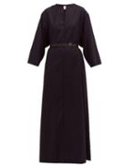Matchesfashion.com A.p.c. - Katja Wool Maxi Dress - Womens - Navy