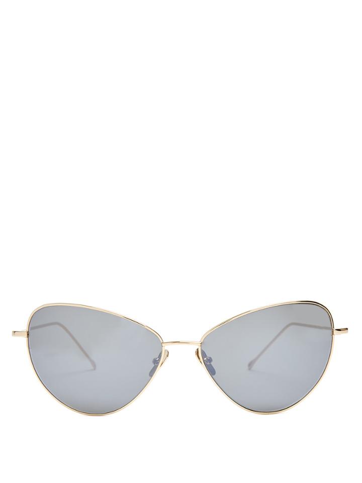 Prism Portofino Metal Cat-eye Sunglasses