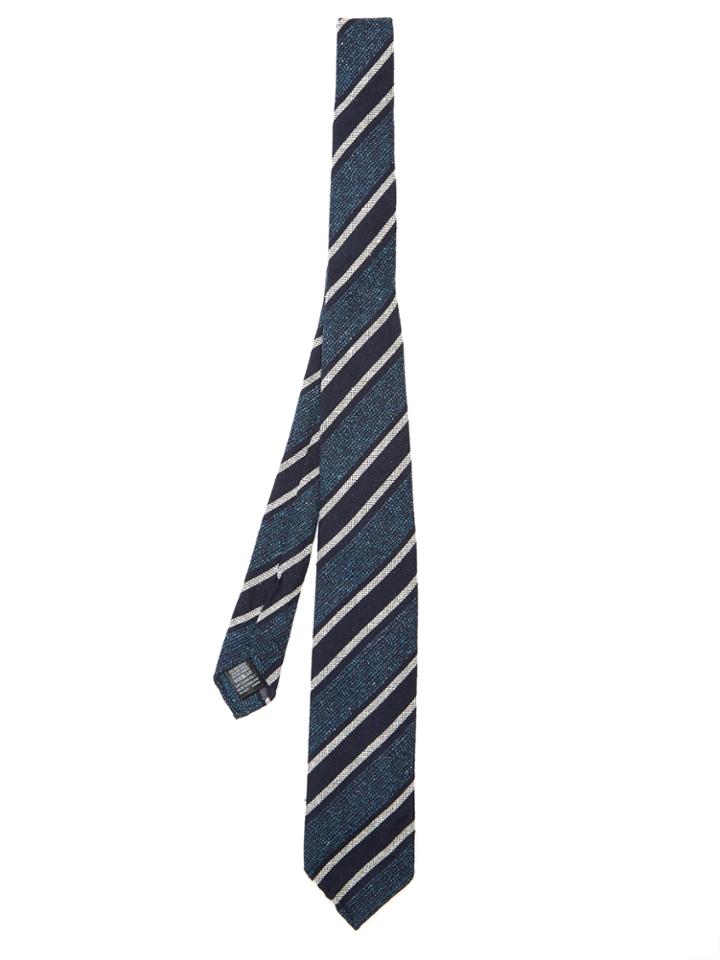 Dunhill Woven Striped Silk-blend Tie
