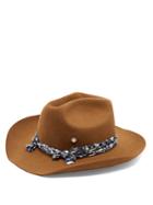 Maison Michel Lucky Rabbit-fur Felt Cowboy Hat