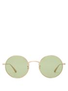 Matchesfashion.com Oliver Peoples - X The Row After Midnight Round Sunglasses - Mens - Gold