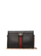 Matchesfashion.com Gucci - Ophidia Web-stripe Leather Shoulder Bag - Womens - Black
