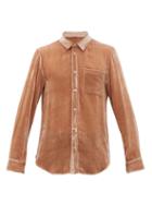 Matchesfashion.com Sies Marjan - Flipper Buttoned Chenille Shirt - Mens - Beige