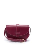 Matchesfashion.com A.p.c. - Eloise Leather Saddle Bag - Womens - Fuchsia