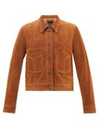 Nili Lotan - Clarisse Suede Jacket - Womens - Copper