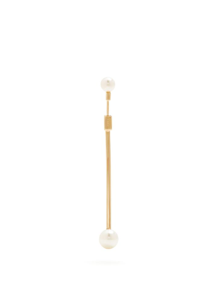 Chloé Darcey Faux-pearl Embellished Single Earring