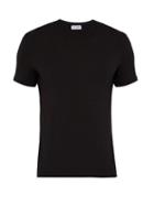 Matchesfashion.com Dolce & Gabbana - Embroidered Logo Pyjama T Shirt - Mens - Black