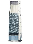 Matchesfashion.com Acne Studios - Dulcia Paisley Print Boat Neck Dress - Womens - Blue Multi