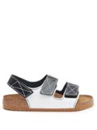 Matchesfashion.com Birkenstock X Proenza Schouler - Milano Leather Sandals - Womens - Black White