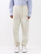 Mihara Yasuhiro - X Champion Patchwork Jersey Track Pants - Mens - White