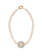 Matchesfashion.com Timeless Pearly - Crystal And Freshwater-pearl Gold-plated Necklace - Womens - Pearl