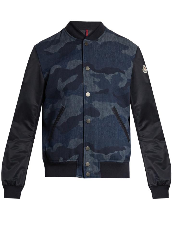 Moncler Jupiter Camouflage-print Bomber Jacket