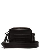 Matchesfashion.com Bottega Veneta - Perforated Leather Cross Body Bag - Mens - Black