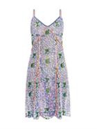 Mary Katrantzou Magnolia Embroidered Tulle Dress