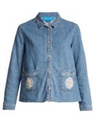 M.i.h Jeans Lace-appliqu Denim Shirt