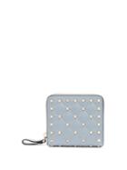 Valentino Rockstud Spike Quilted-leather Wallet