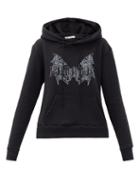 Matchesfashion.com Rodarte - X Jess Rotter Dracula-print Hooded Sweatshirt - Womens - Black