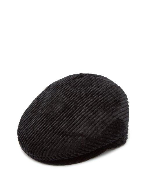 Matchesfashion.com Isabel Marant - Gabor Corduroy Flat Cap - Womens - Black