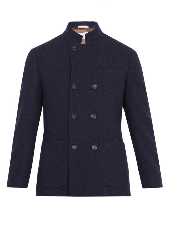 Brunello Cucinelli Double-breasted Cashmere Coat
