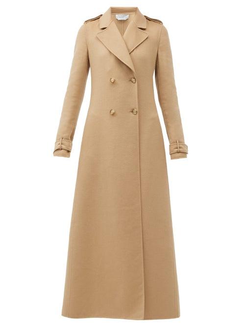 Matchesfashion.com Gabriela Hearst - Housst Double-breasted Recycled-cashmere Coat - Womens - Camel